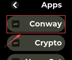 Select and launch an installed App