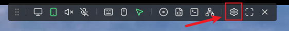 Open the NanoKVM Go settings page