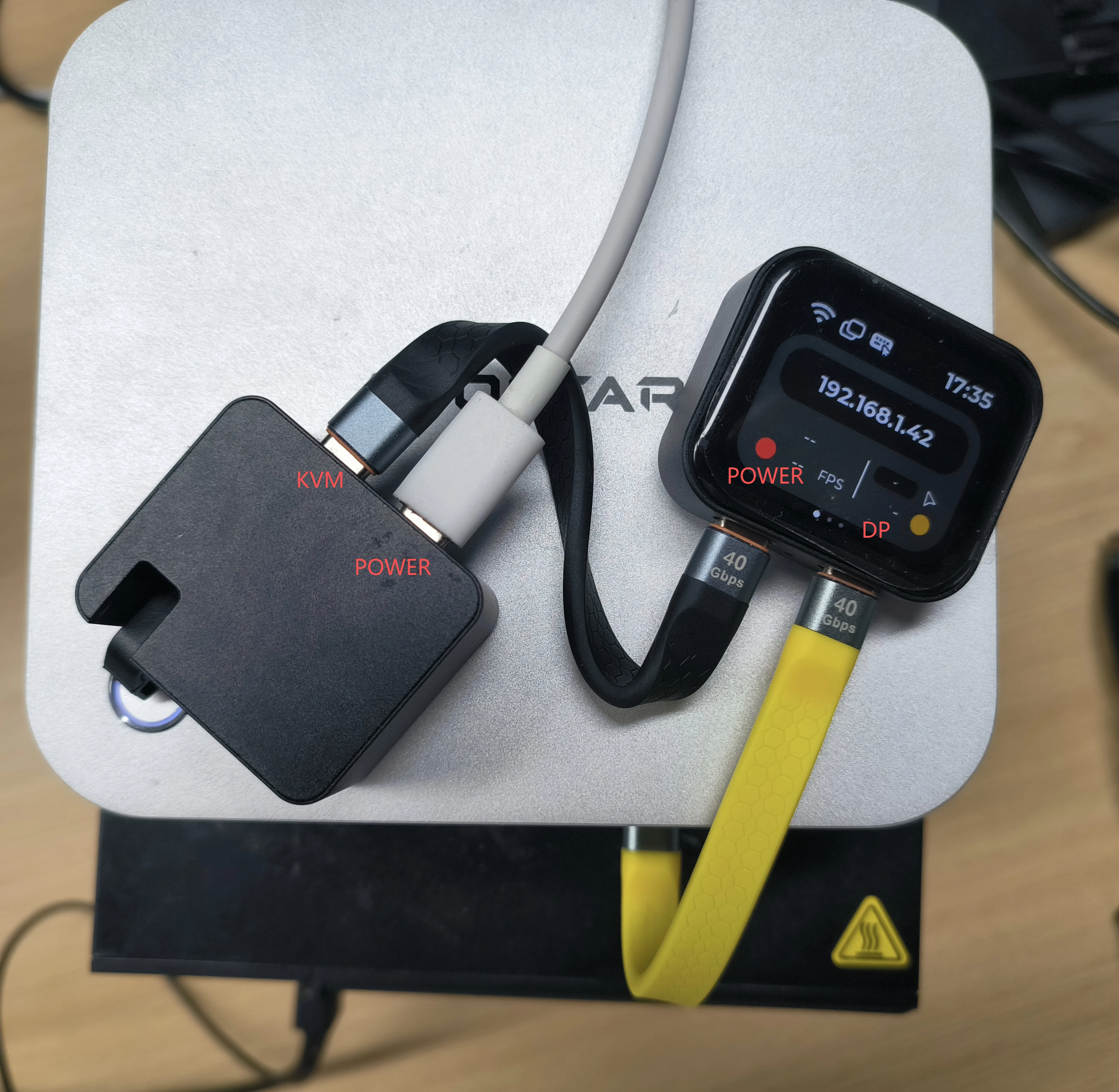 NanoKVM Go and Finger Robot wiring