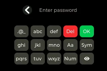 NanoKVM Go Wi-Fi password input