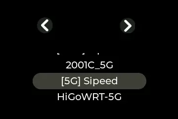 NanoKVM Go Wi-Fi SSID selection