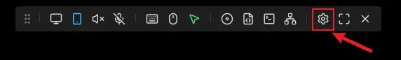 NanoKVM Go Settings button