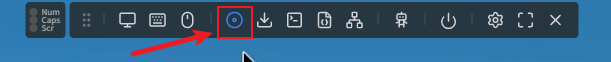 The CD-ROM icon in the control bar